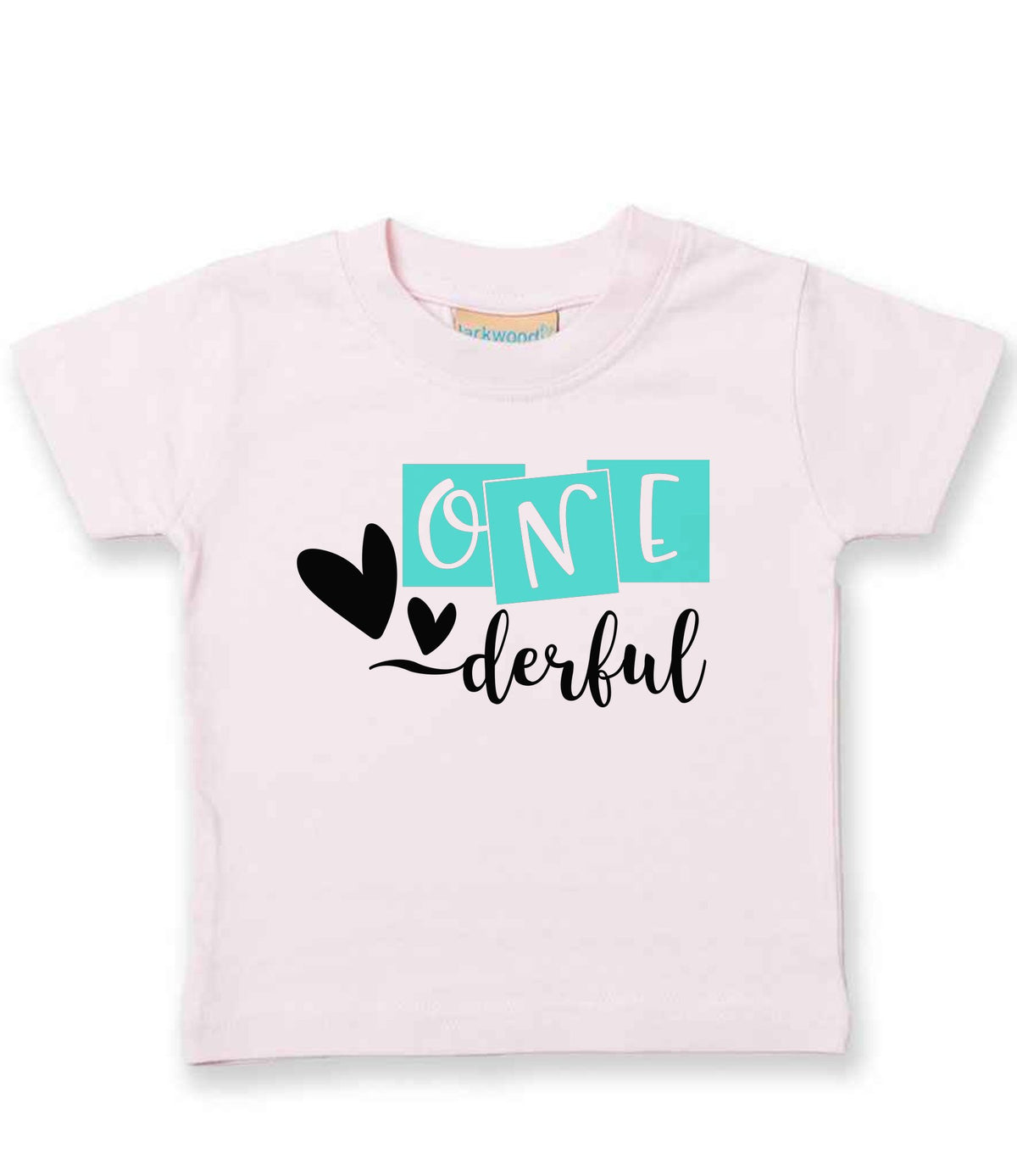 ONE Derful t-shirt in pale pink
