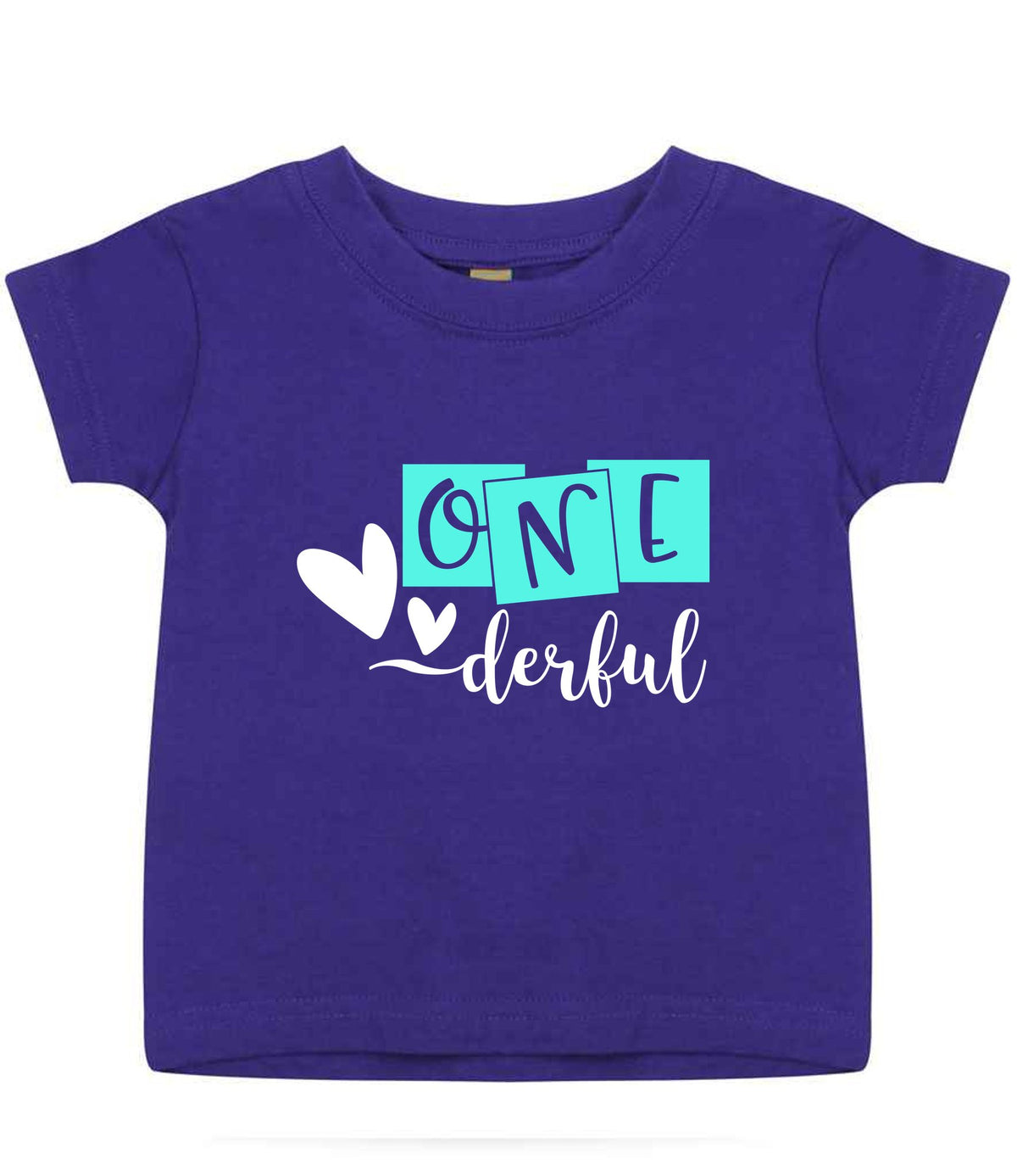 ONE Derful t-shirt in purple