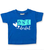 ONE Derful t-shirt in royal blue