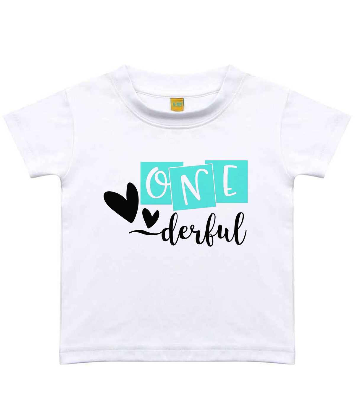ONE Derful t-shirt in sublimation white