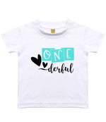ONE Derful t-shirt in sublimation white