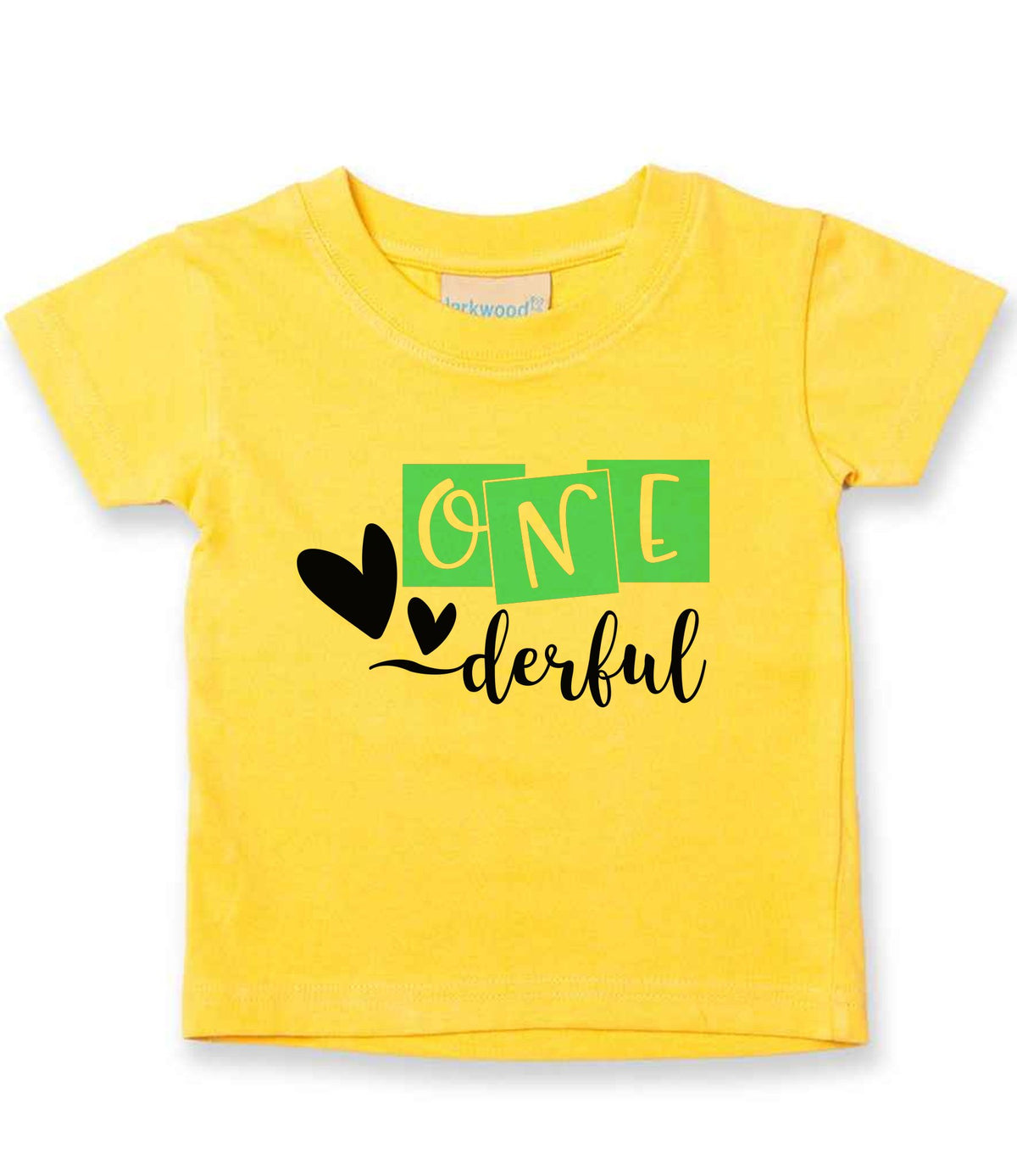 ONE Derful t-shirt in sunflower