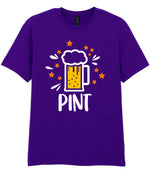 Dad piece of the Pint & Half Pint Matching Set for Dad and Baby – Matching Outfits in Purple
