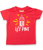 Baby piece of the Pint & Half Pint Matching Set for Dad and Baby – Matching Outfits in Red