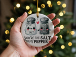 Salt Pepper You're the Salt to My Pepper hanging decoration in standard