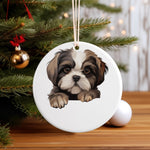 Shih Tzu Puppy hanging decoration in standard