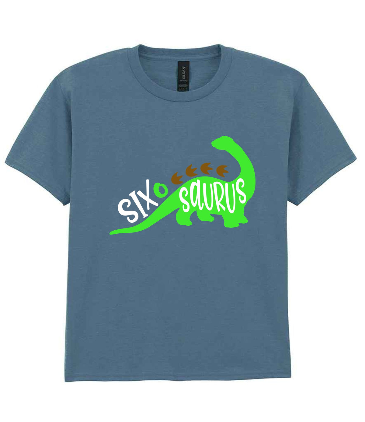 SIX O SAURUS t-shirt in indigo