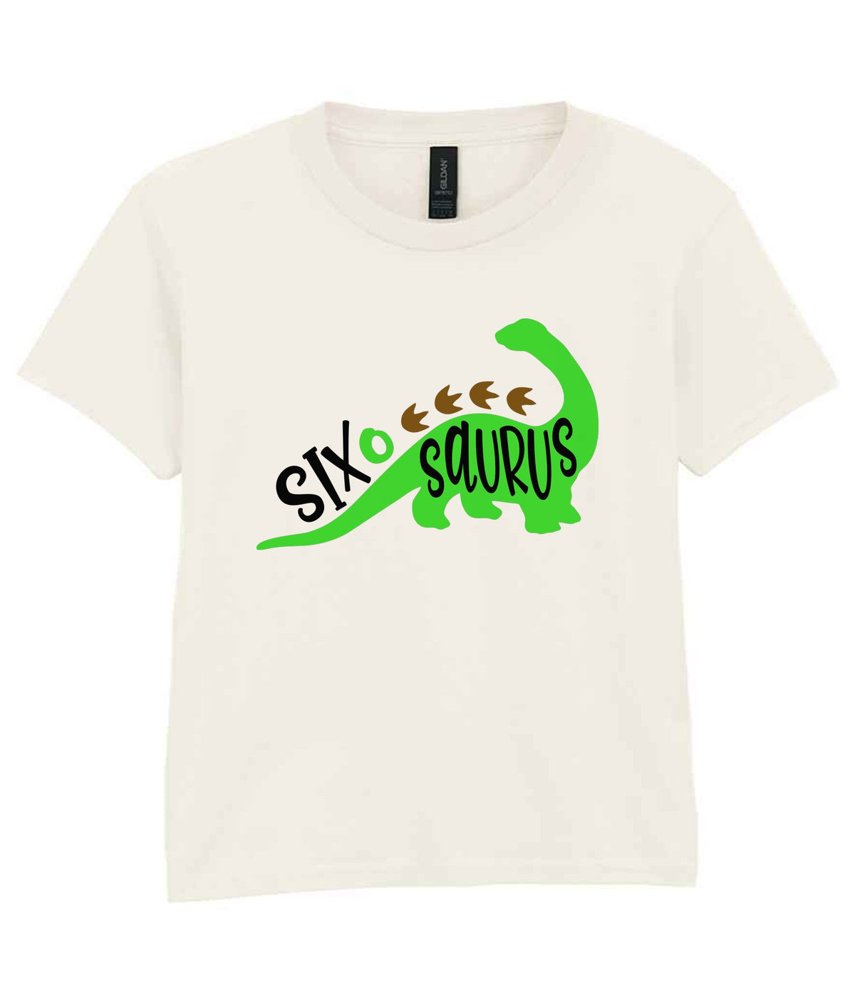 SIX O SAURUS t-shirt in natural