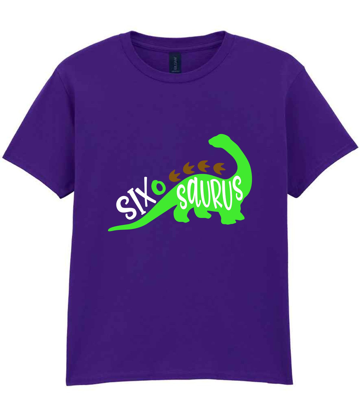 SIX O SAURUS t-shirt in purple