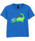 SIX O SAURUS t-shirt in royal blue