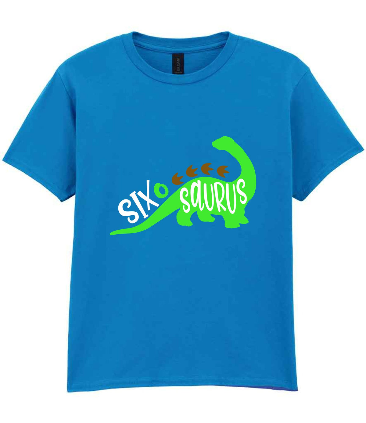 SIX O SAURUS t-shirt in sapphire blue