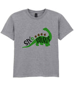 SIX O SAURUS t-shirt in sport grey