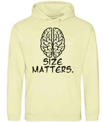 Size Matters. hoodie in pina colada