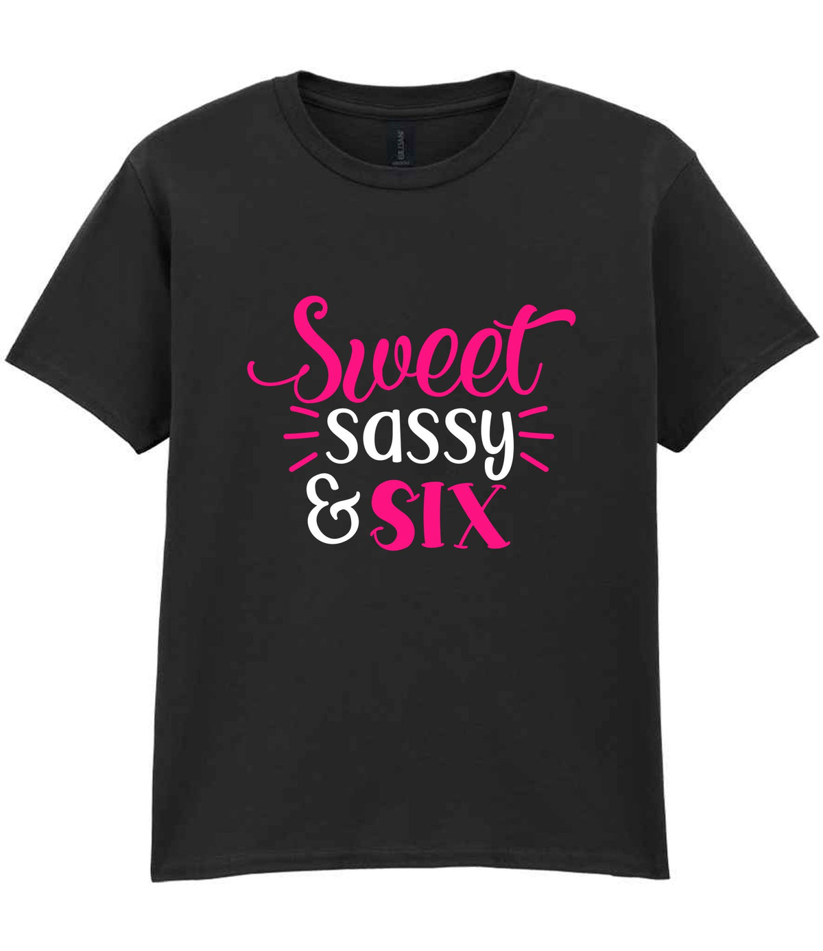 Sweet Sassy & Six t-shirt in black