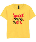 Sweet Sassy & Six t-shirt in daisy