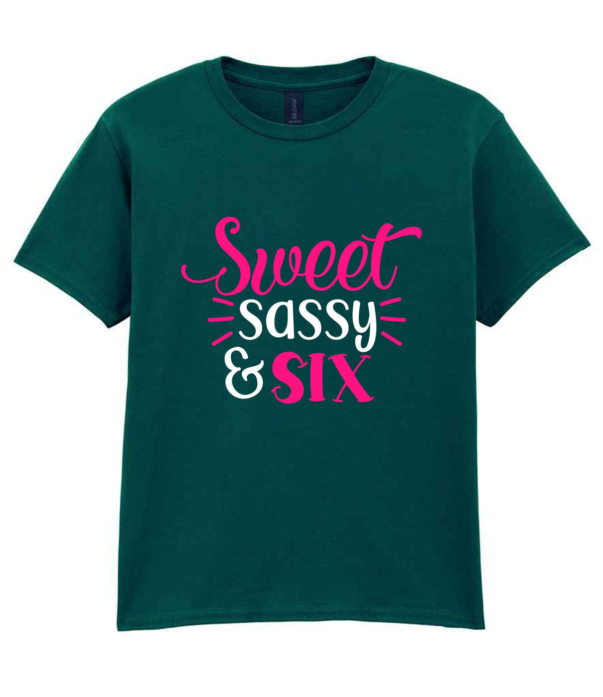 Sweet Sassy & Six t-shirt in fan marine green