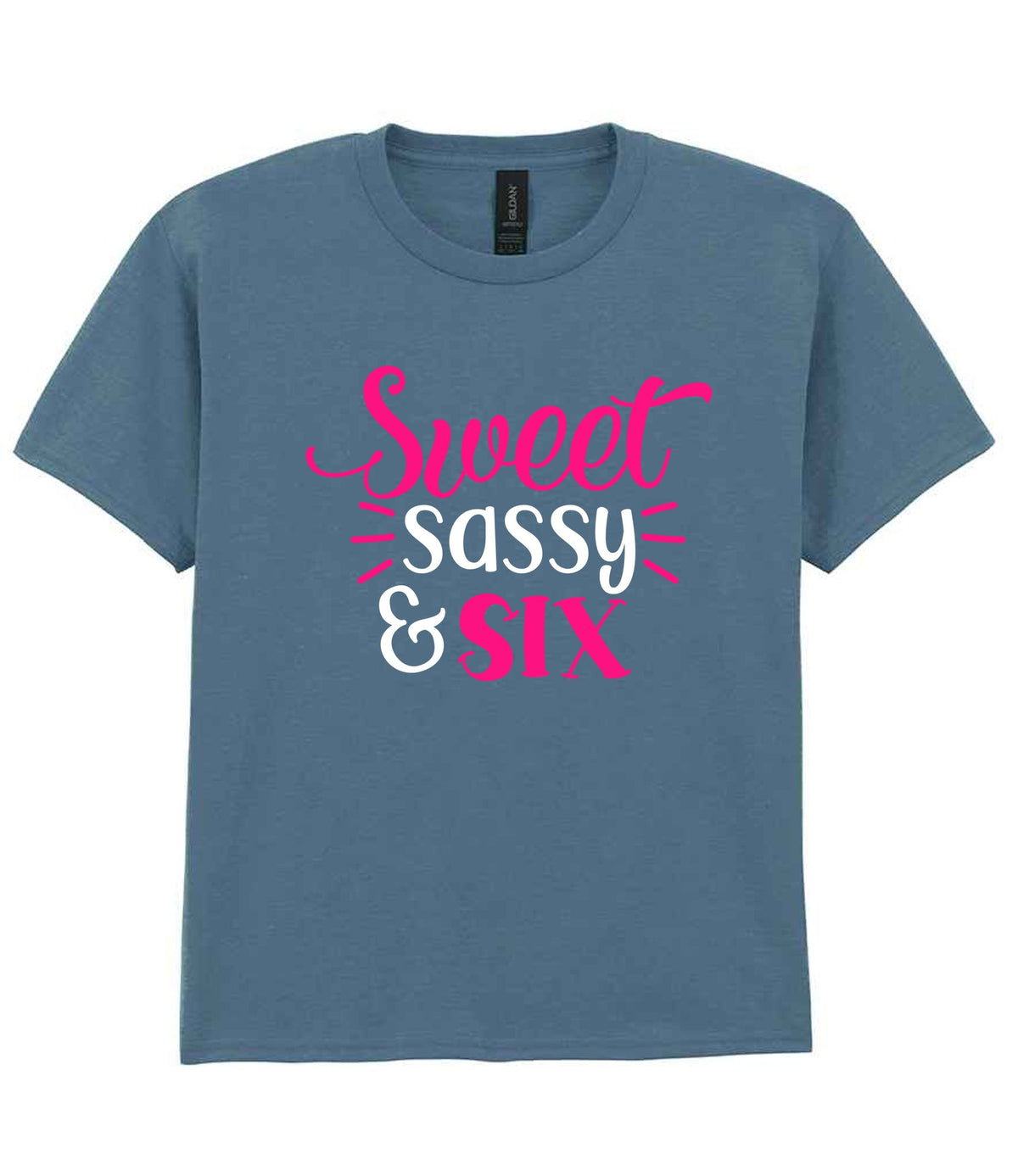 Sweet Sassy & Six t-shirt in indigo