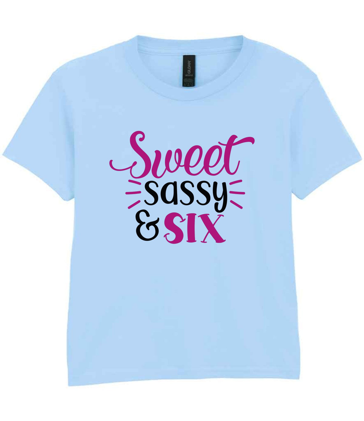 Sweet Sassy & Six t-shirt in light blue