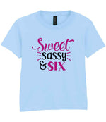 Sweet Sassy & Six t-shirt in light blue
