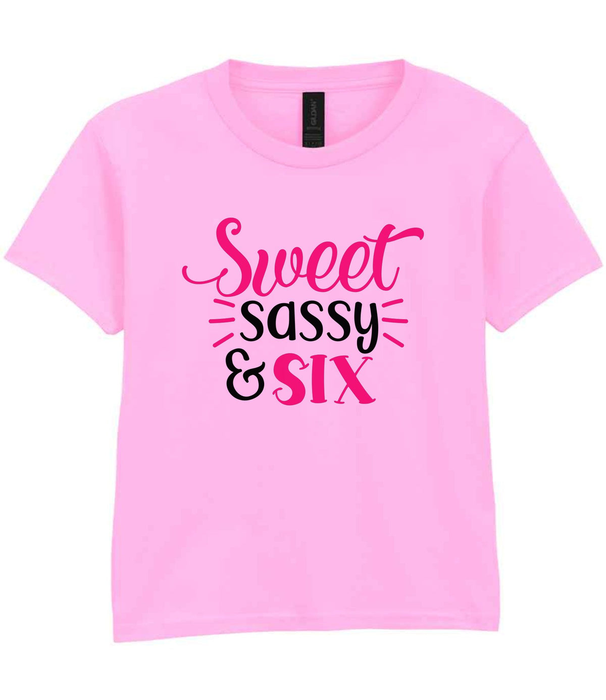 Sweet Sassy & Six t-shirt in light pink