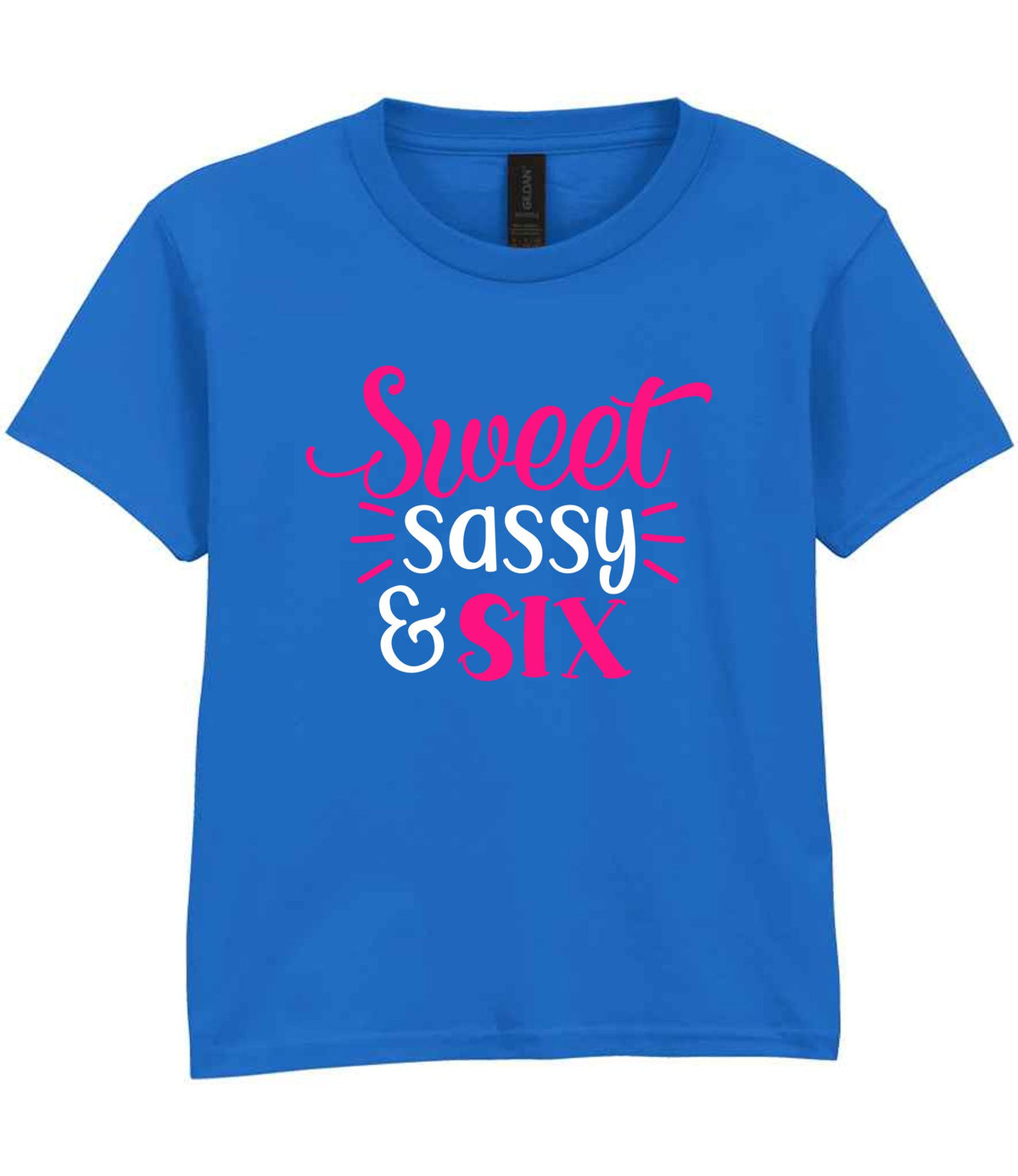 Sweet Sassy & Six t-shirt in royal blue