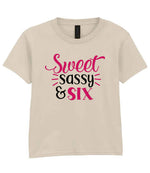 Sweet Sassy & Six t-shirt in sand