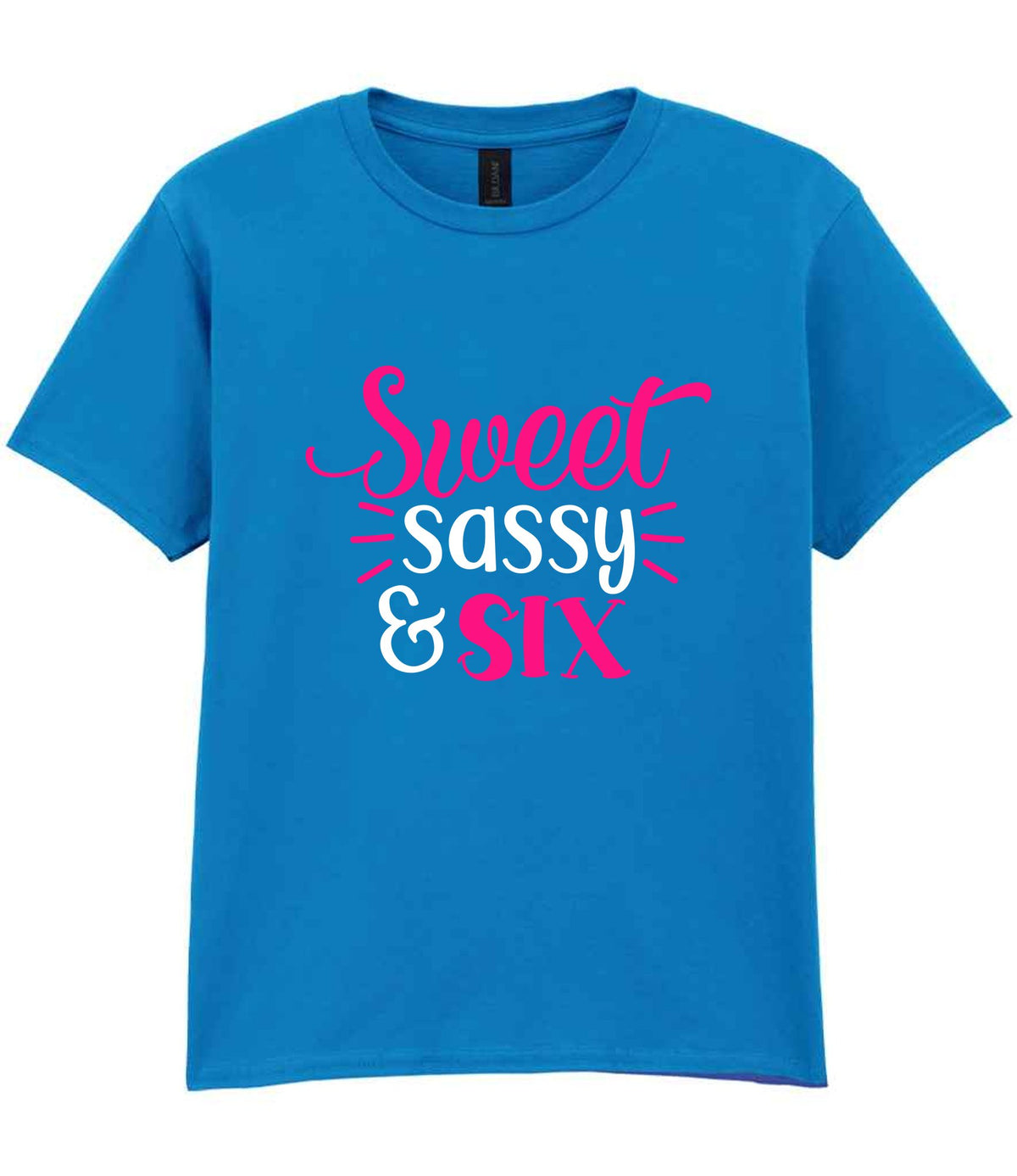 Sweet Sassy & Six t-shirt in sapphire blue