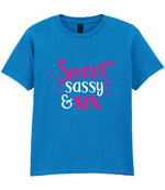 Sweet Sassy & Six t-shirt in sapphire blue