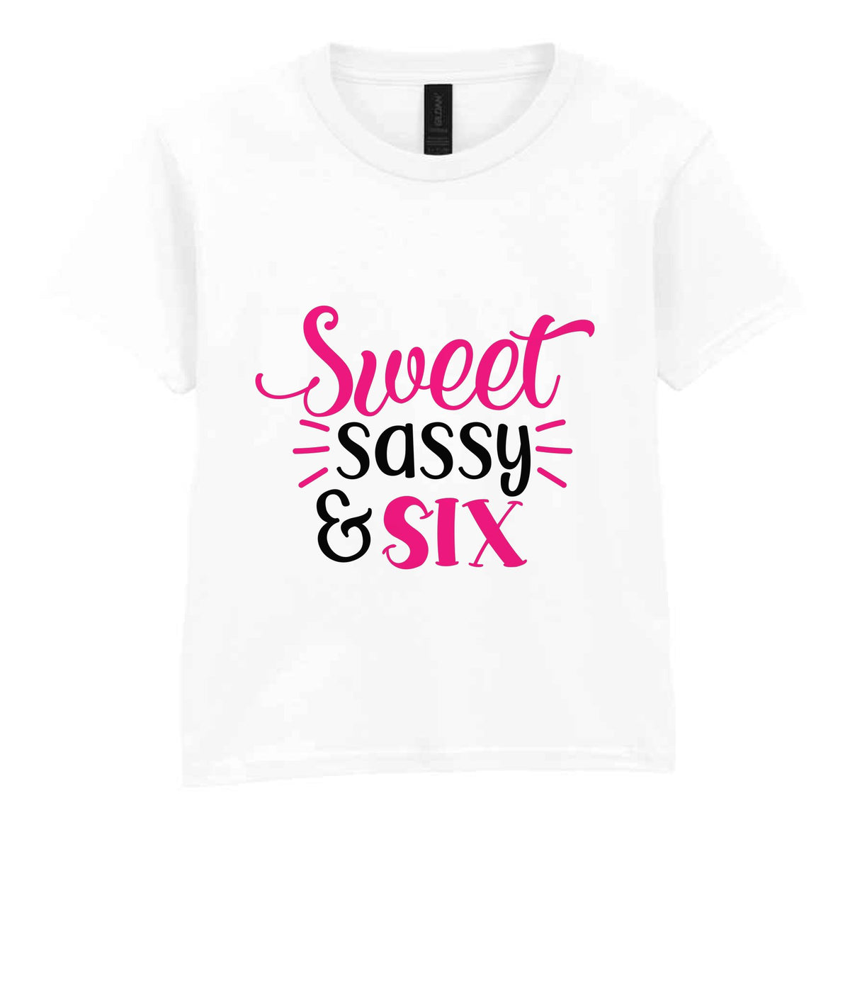 Sweet Sassy & Six t-shirt in white