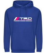 Tearing Round Donegal hoodie in bright royal