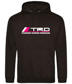 Tearing Round Donegal hoodie in jet black