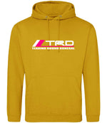 Tearing Round Donegal hoodie in mustard