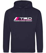 Tearing Round Donegal hoodie in new french navy