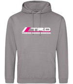 Tearing Round Donegal hoodie in platinum grey