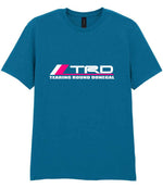 Tearing Round Donegal t-shirt in antique sapphire
