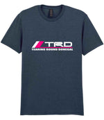 Tearing Round Donegal t-shirt in dark heather