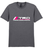 Tearing Round Donegal t-shirt in graphite heather