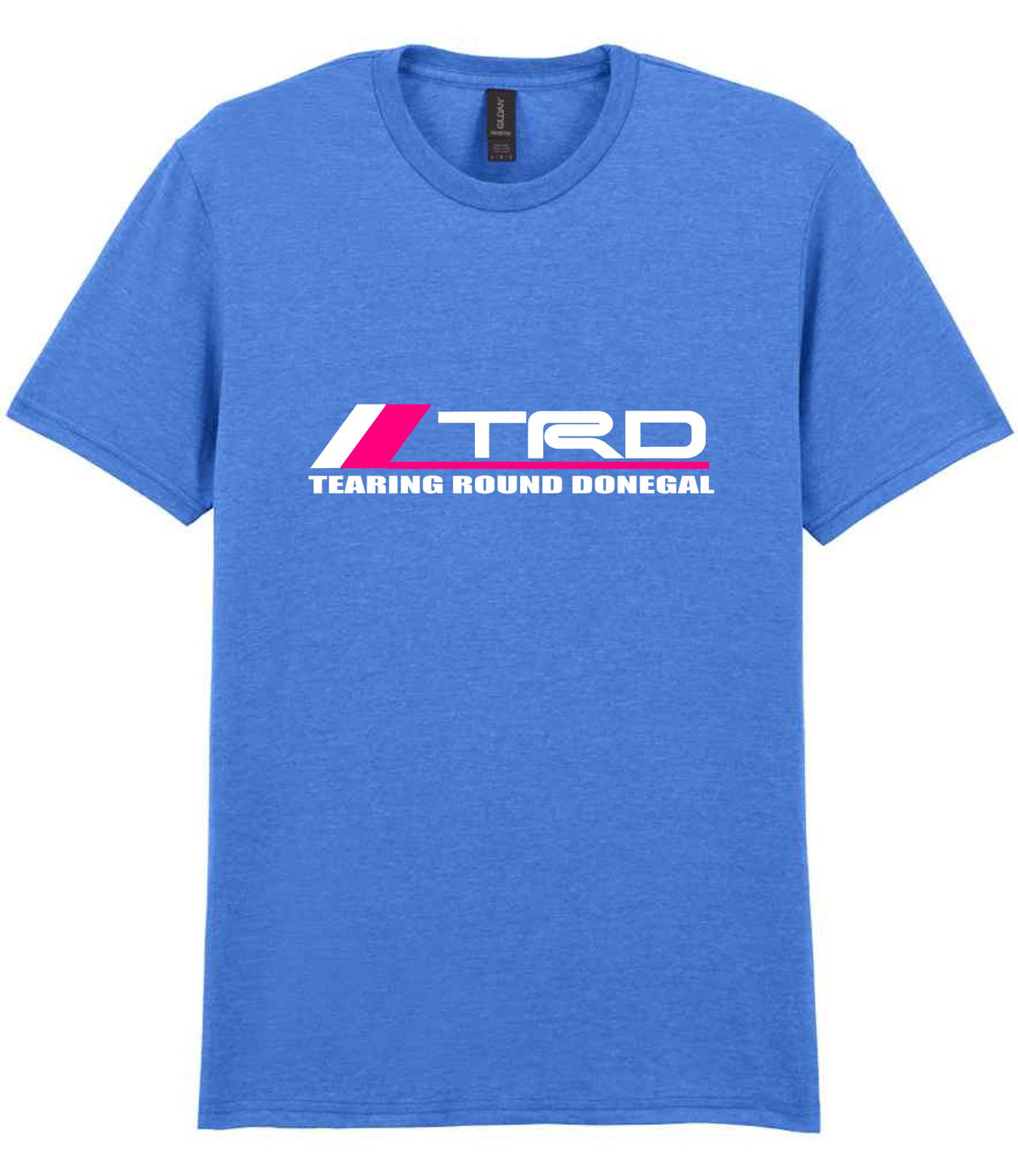 Tearing Round Donegal t-shirt in heather royal