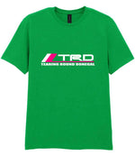 Tearing Round Donegal t-shirt in irish green