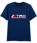 Tearing Round Donegal t-shirt in navy