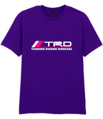 Tearing Round Donegal t-shirt in purple