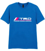 Tearing Round Donegal t-shirt in royal blue