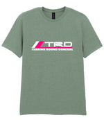 Tearing Round Donegal t-shirt in sage