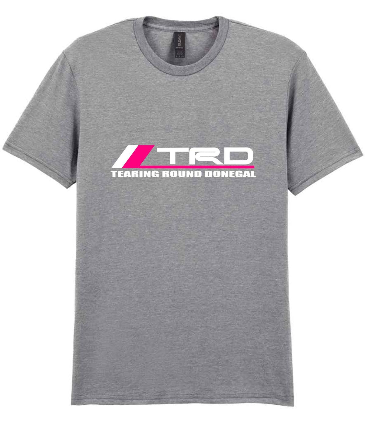 Tearing Round Donegal t-shirt in sport grey