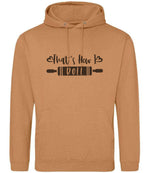 Thats How I Roll hoodie in caramel latte