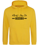 Thats How I Roll hoodie in gold