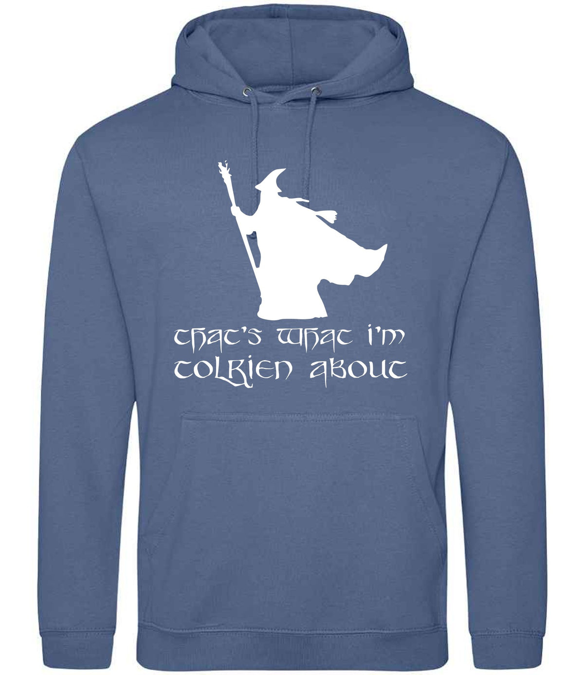 Thats What Im Tolkien About hoodie in atlantic blue