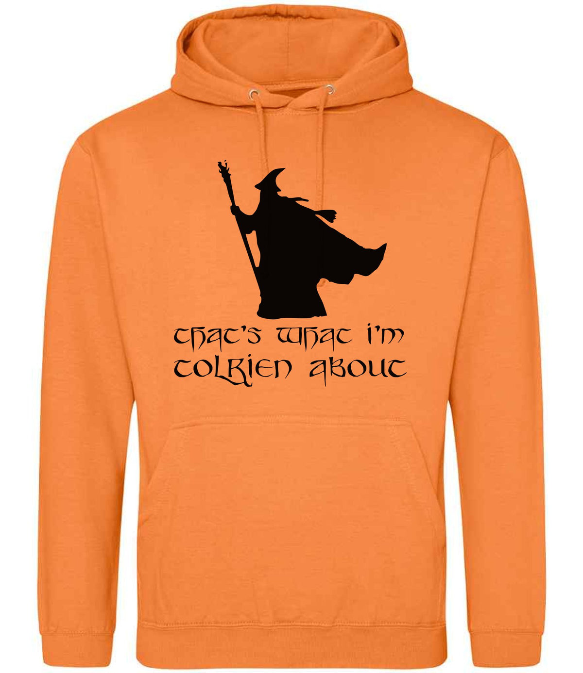 Thats What Im Tolkien About hoodie in light orange