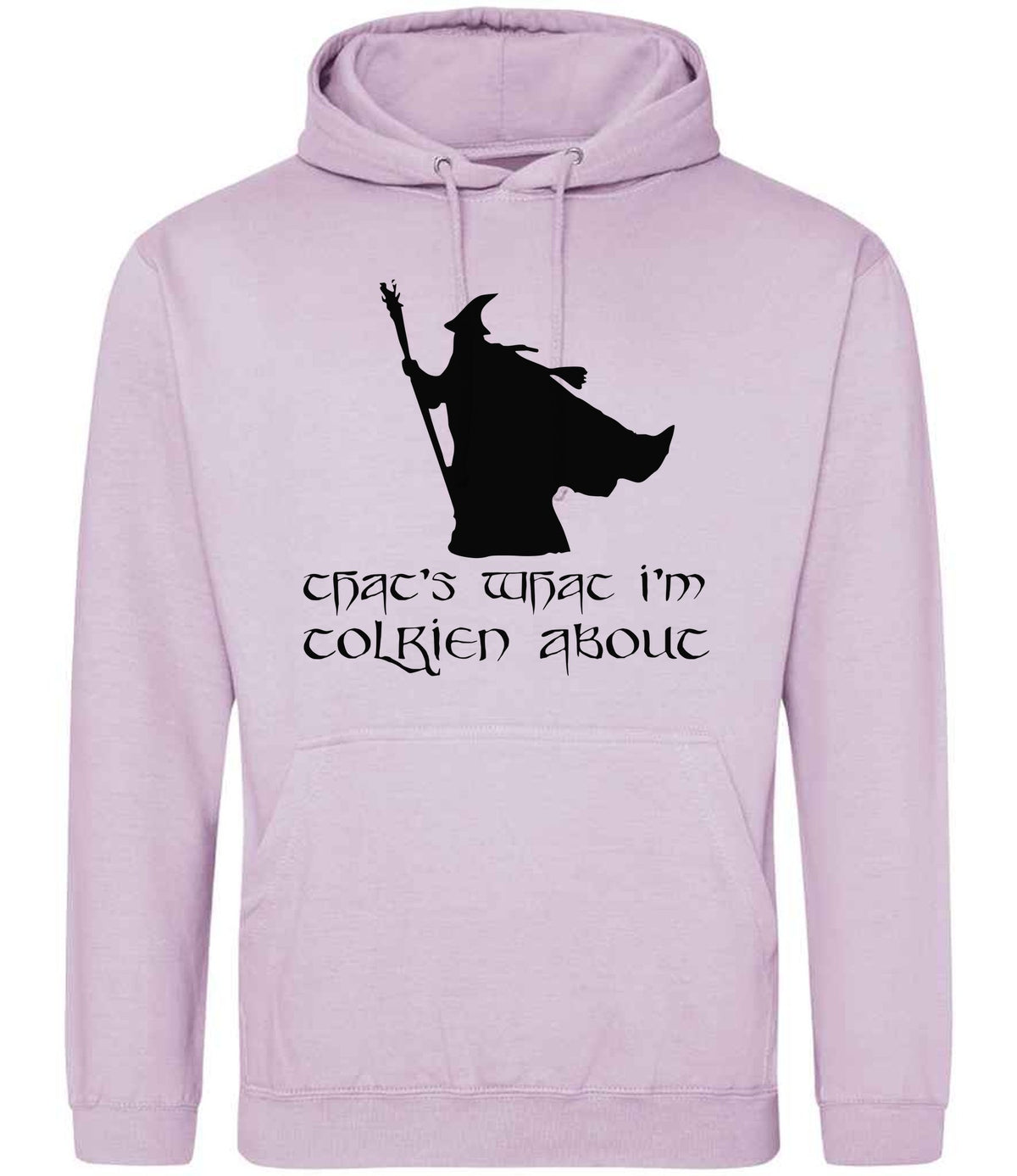 Thats What Im Tolkien About hoodie in lilac