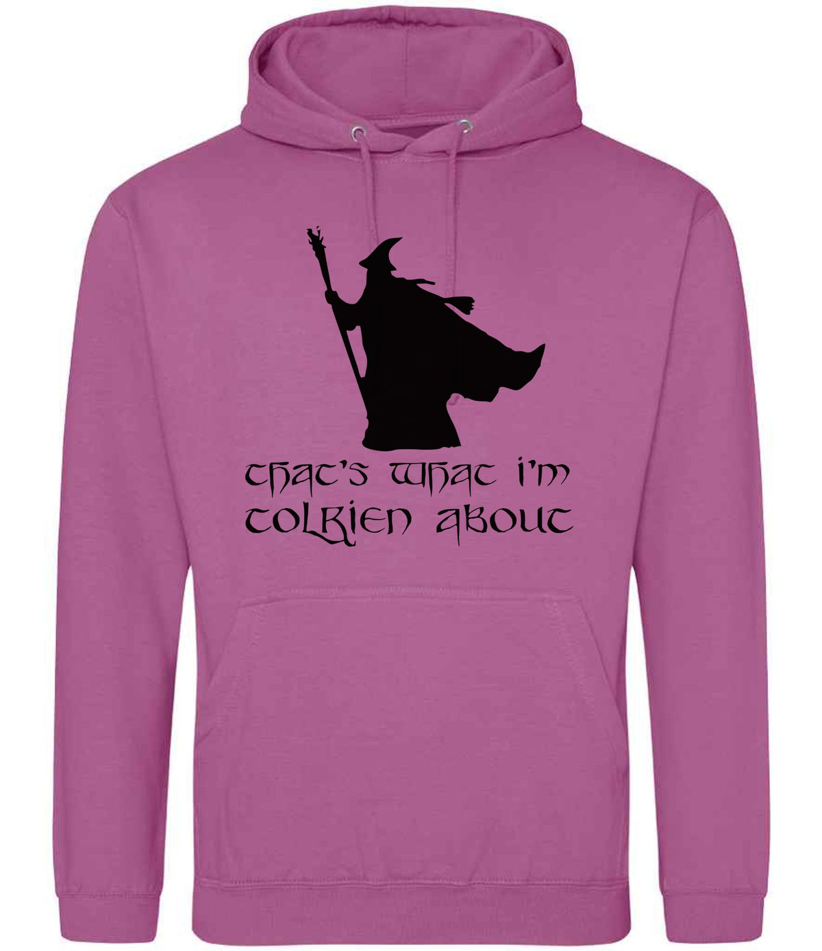 Thats What Im Tolkien About hoodie in pinky purple